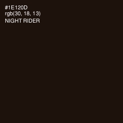 #1E120D - Night Rider Color Image